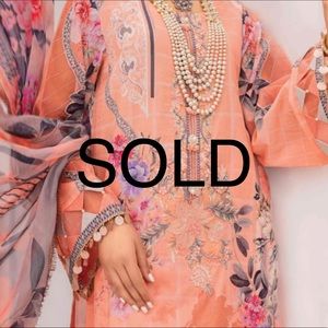 Beautiful 3 piece suit lawn dress